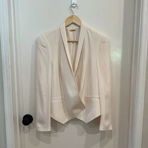 REBECCA MINKOFF Silk Bolero / Blazer Jacket in Cream sz 8